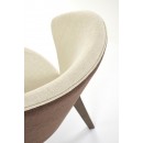 Стул HALMAR K583 бежевый/коричневый/орех